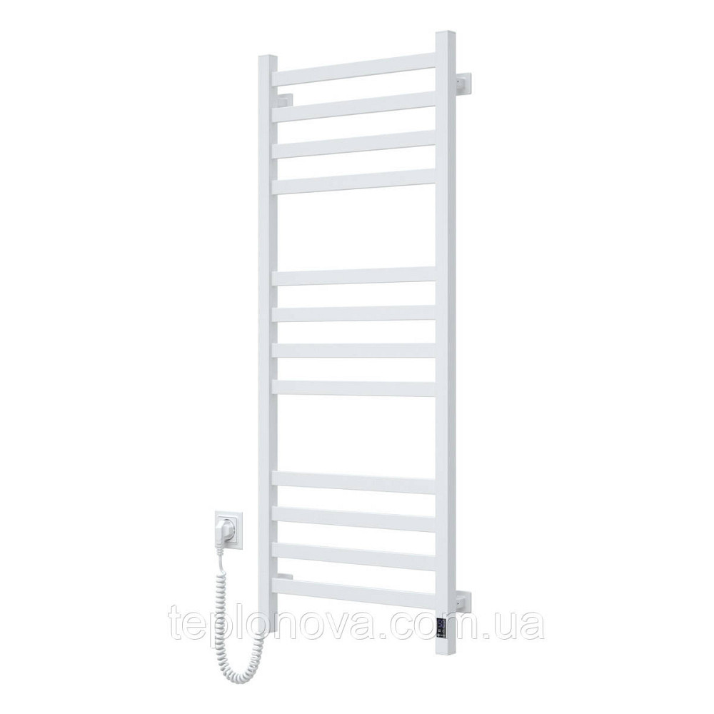 Электрический полотенцесушитель NAVIN Avangard 480х1200 Sensor с Wi-Fi, левосторонний с таймером, белый Черновцы - изображение 3