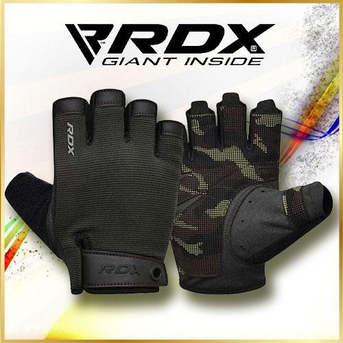 Рукавички для тренажерів і силових вправ RDX T2-HB чоловічі повітропроникні та комфортні для занять спортом Розмір M Київ - фото 7
