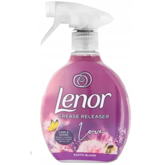 Спрей для розгладження складок на одязі Crease Releaser Exotic Bloom 500 мл Lenor Київ