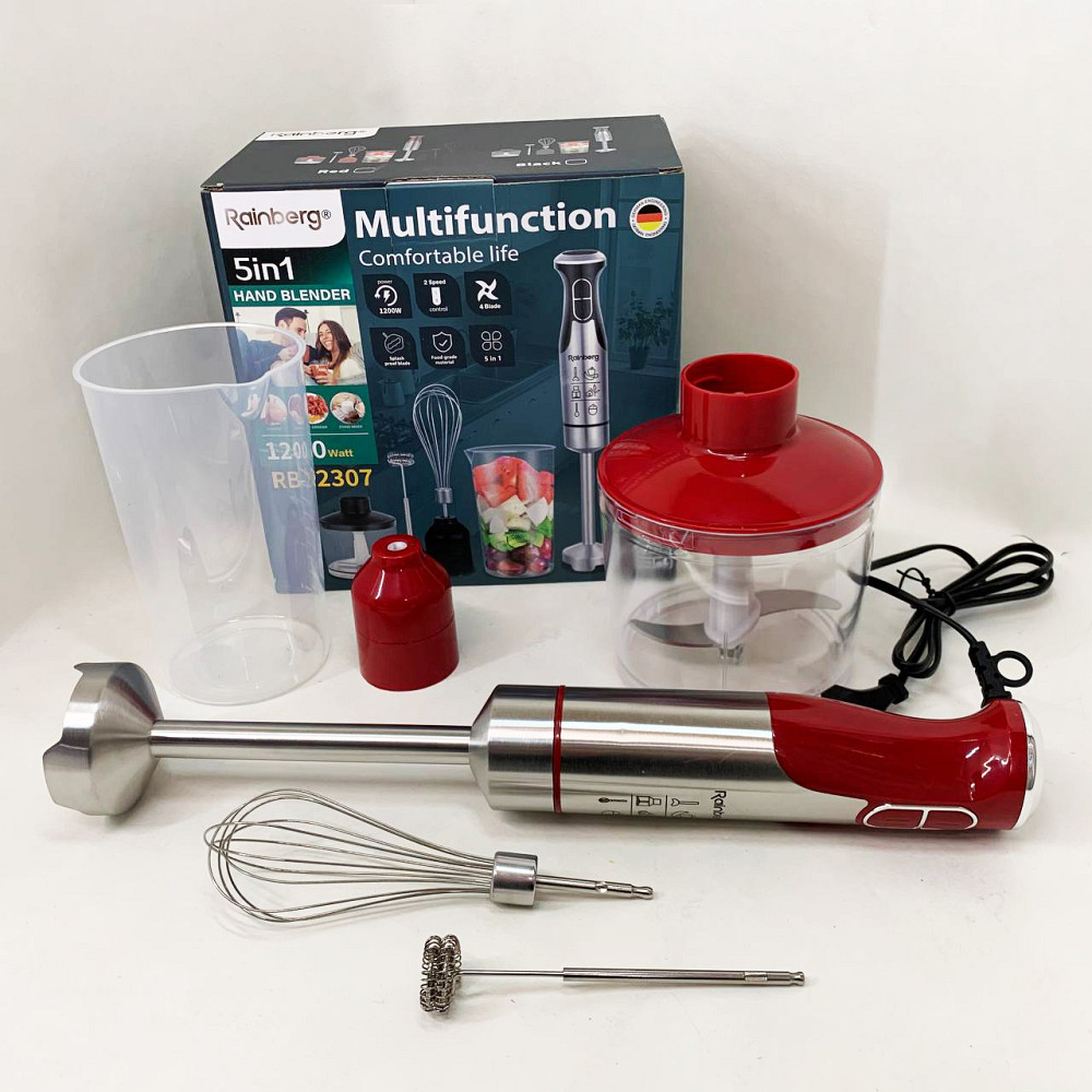 Блендер с стаканом в комплекте, Блендер для измельчения детского пюре для соусов и пюре EW-43 Львов - изображение 6