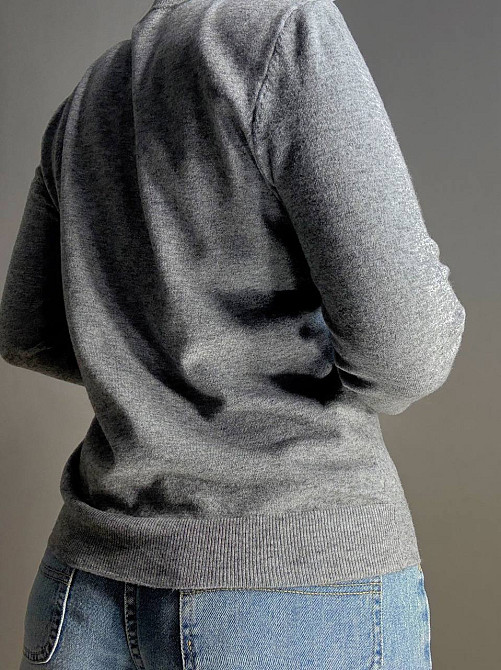 Кардиган женский A-N 82896-82897 однотонный на пуговицах универсальный, серый, one size Киев - изображение 17