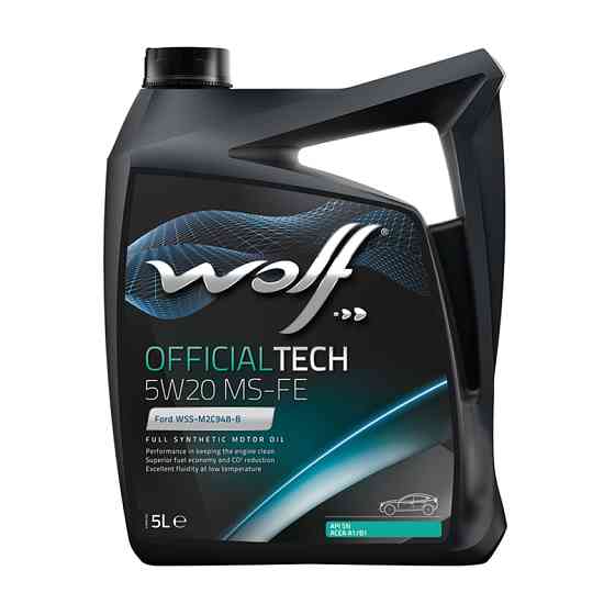 Моторное масло Wolf Official Tech MS-FE 5W-20 5л Львов