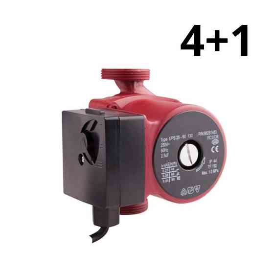 Насос циркуляционный GRS UPC 25/60/130 с кабелем (без гаек) (4+1) Киев