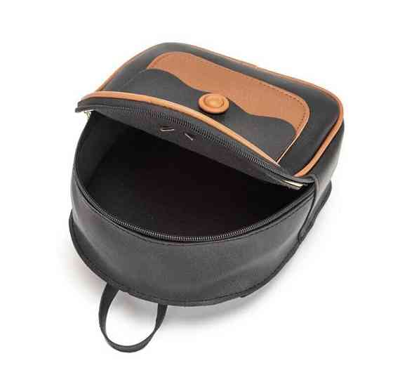 Маленькая женская сумочка через плече, сумочка для девочек, черный, - размер сумки 21*18*8 см, 2 кармана Киев