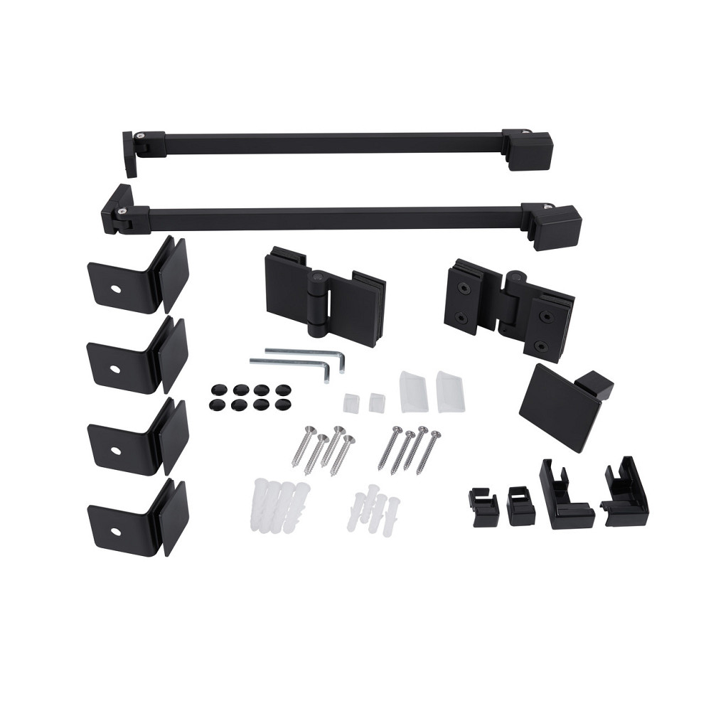 Душевая кабина Qtap Capricorn BLA1099SC6 90x90 см, стекло Clear 6 мм, покрытие CalcLess без поддона Киев - изображение 8