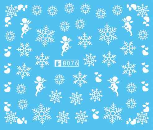 Новорічні наклейки на нігті Київ