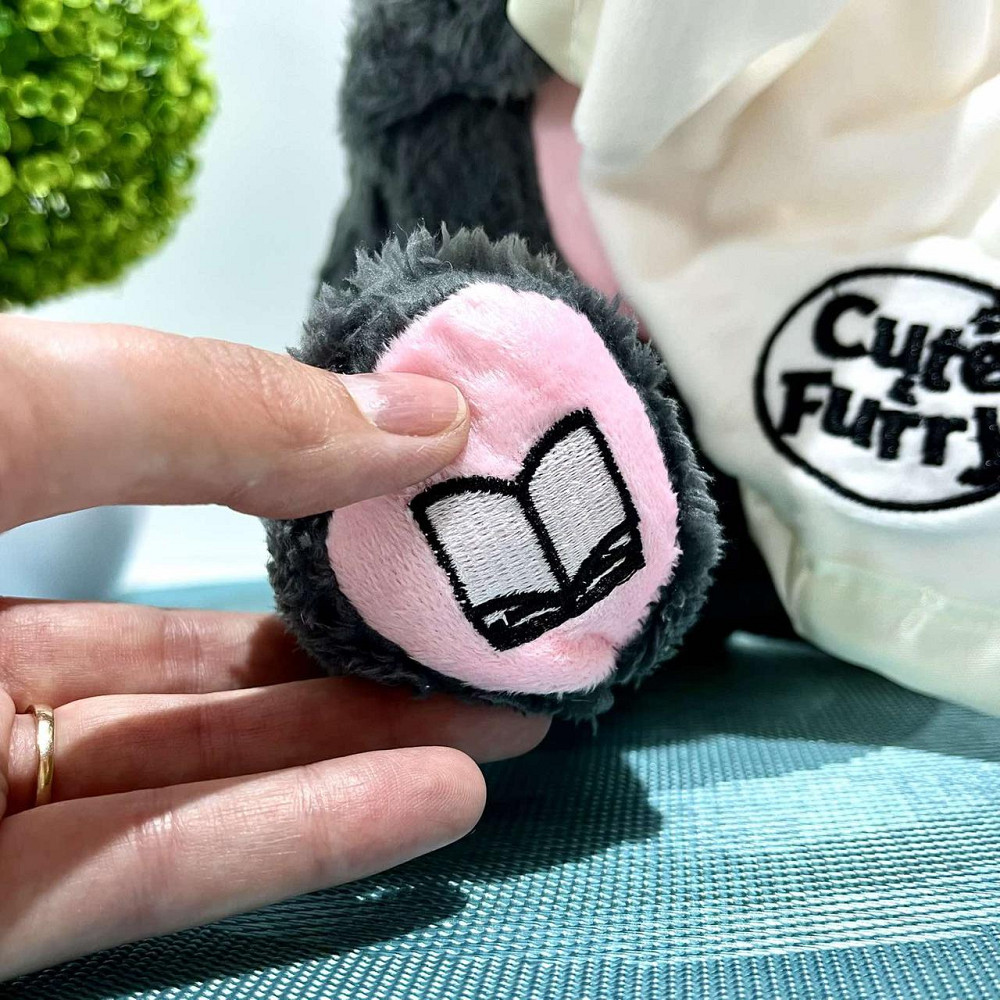 Ведмедик казкар інтерактивний грає в хованки розповідає казки Сірий (M 5843 I UA) Чернігів - фото 4