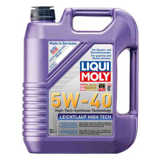LIQUI MOLY Синтетична моторна олива - Leichtlauf High Tech 5W-40 5л. Коломия