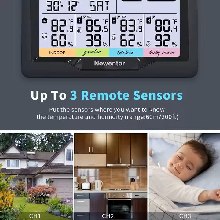 Беспроводная метеостанция с барометром и ЖК-дисплеем Киев - изображение 6