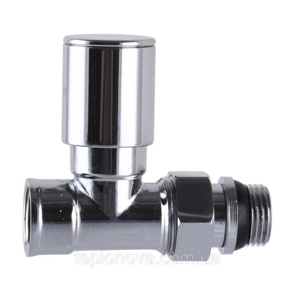 Кран вентильный прямой с американкой SOLOMON 1/2″ CHROM 1875  с уплотнителем Черновцы - изображение 4