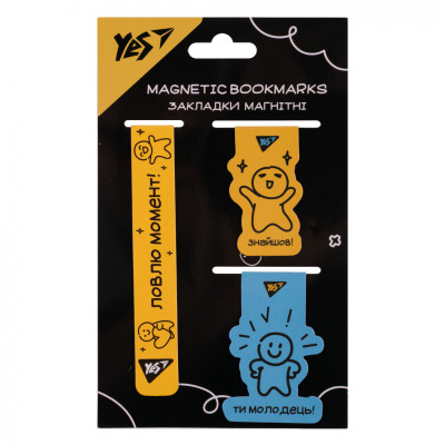 Закладки для книг Yes магнитные Не усложняй! 3 шт (708355) Винница - изображение 2