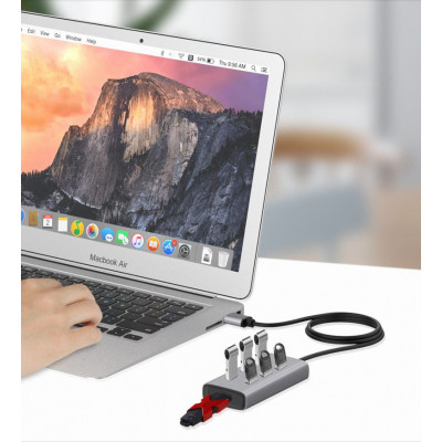 Концентратор Maiwo USB 3.0 Type-A / Type-C to 7х USB3.0 (KH700) Винница - изображение 8