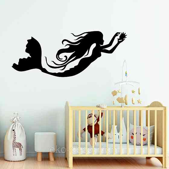 Декоративне настінне 3D Панно «Русалонька» Декор на стіну з об'ємом Київ