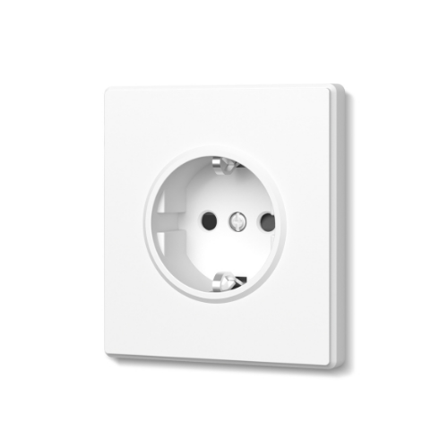 NOTA білий мат Розетка внутрішня 1-а із заземленням Videx Житомир - изображение 2
