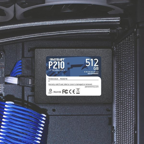 Накопичувач SSD 512GB Patriot P220 2.5" SATAIII TLC (P220S512G25) 2.5" Харків - фото 5
