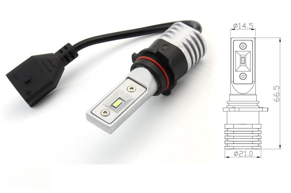 Комплект світлодіодних ламп BAXSTER SE Plus PSX26 PG18,5d-3 6000K 4000Lm 9-32V Харків - фото 2
