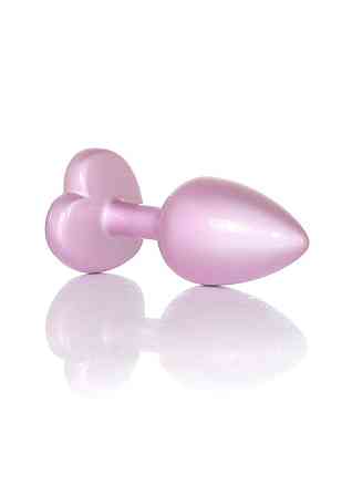 Анальна пробка - Jewellery Pearl Pink Heart Plug Clear S Sex Aura Київ