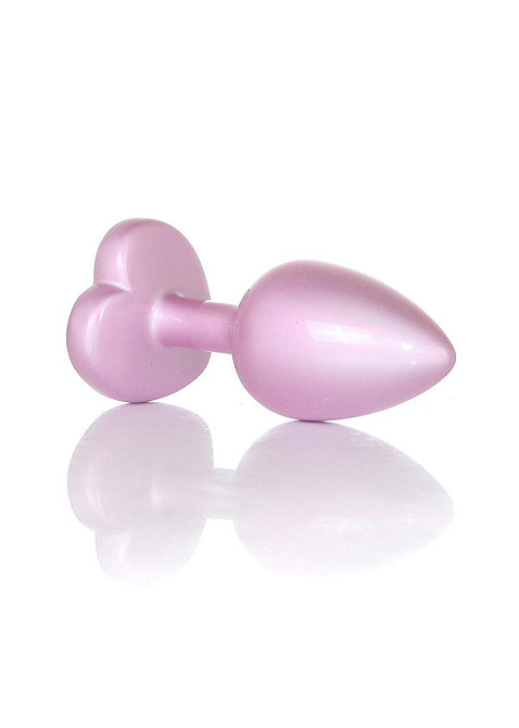 Анальная пробка - Jewellery Pearl Pink Heart Plug Clear S Sex Aura Киев - изображение 1