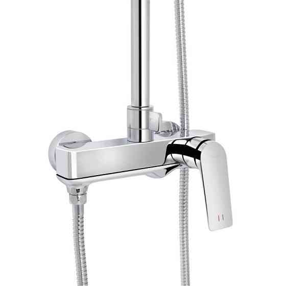 Душевая система с изливом Qtap Vlasta New на три потребителя QTVLA111CRM45650 Chrome Киев