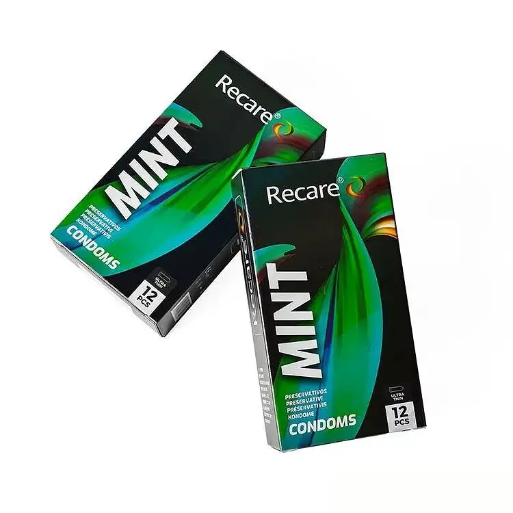 Презервативи Holographic Recare Ultra Thin Mint Condoms 12шт, ультратонкі, аромат: м'ята Львів - фото 3