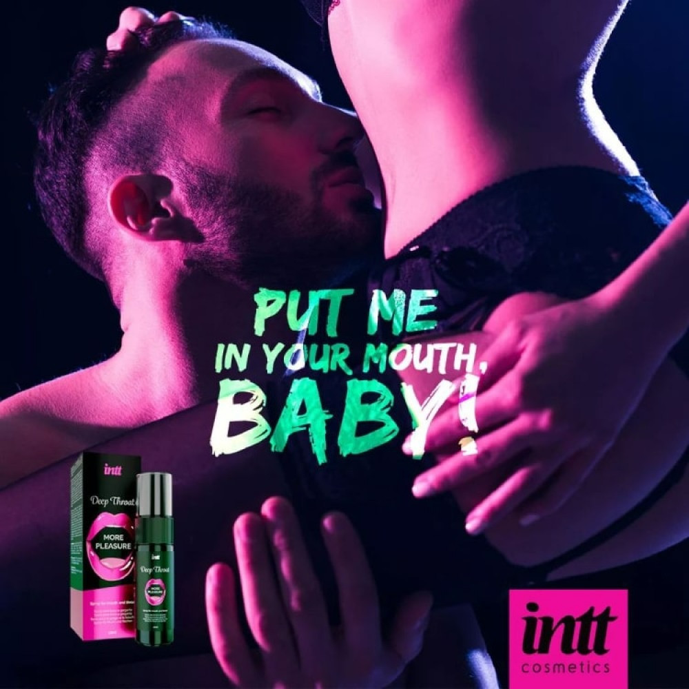 Спрей для оральных ласк Intt Deep Throat освежающая мята Sex Aura Киев - изображение 7