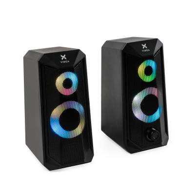 Акустична система Vinga SP-200 LED USB Black Вінниця - фото 7