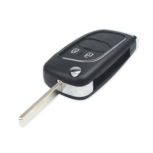 Выкидной ключ Opel Corsa E, корпус под чип, 2 кнопки DKT0269, HU100, новый корпус автоключа Киев - изображение 8