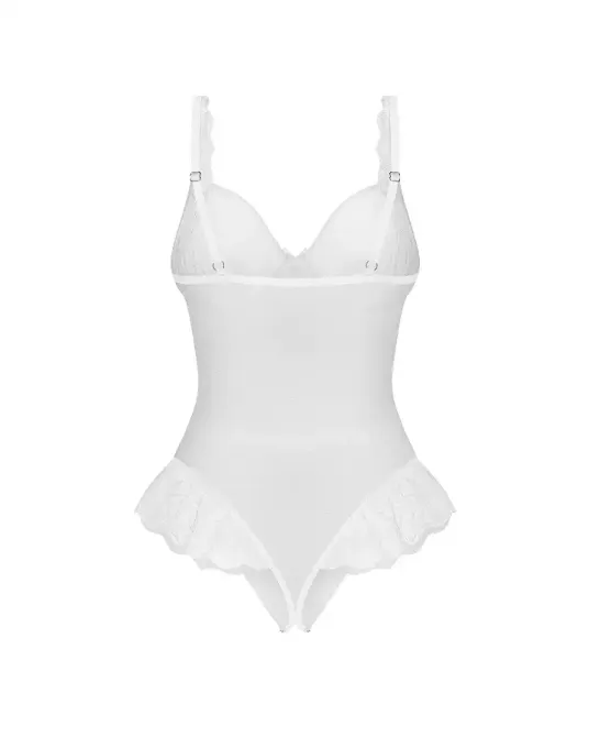 Боді Obsessive Weddya crotchless teddy S/M Львів - фото 4