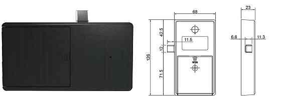 Меблевий RFID замок SEVEN LOCK R-15 Київ