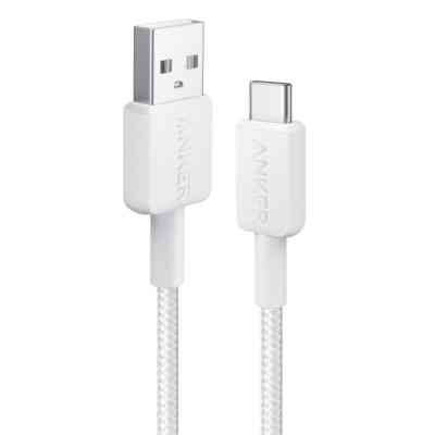 Дата кабель USB 2.0 AM to Type-C 1.8m 322 White Anker (A81H6H21) Вінниця