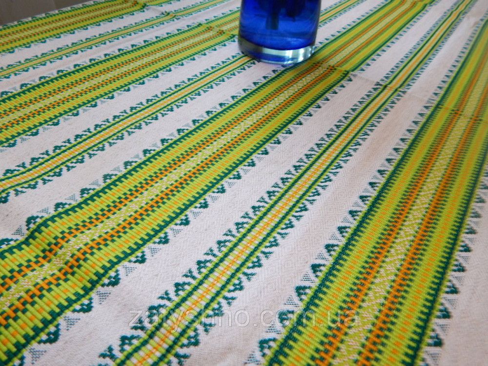 Салатовая скатерть вышитая Киев - изображение 9