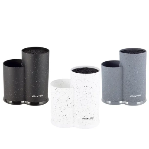 Підставка для ножів 22см (чорн.мармур,білий мармур,сiрий мармур) 7607 KAMILLE Житомир - фото 7