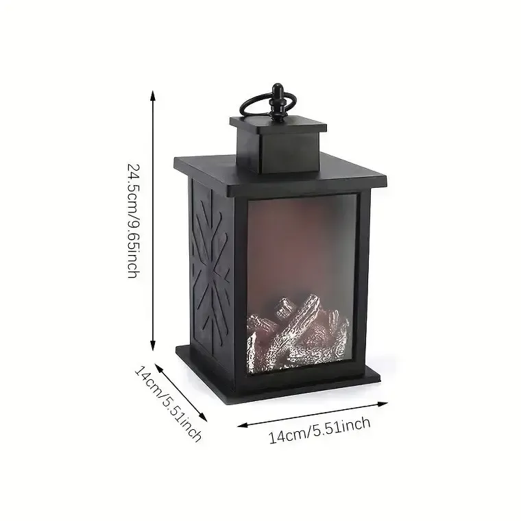 Декоративная лампа с эффектом пламени, размер 14×14×24,5 см Коломия - фото 4