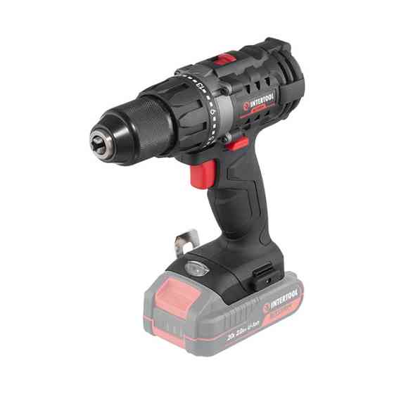 Дриль-шурупокрут акумуляторний 20 В, 50 Nm, 0-450/0-1700 об/хв, 2-13 мм, без ЗП та АКБ INTERTOOL WT-9351 Киев