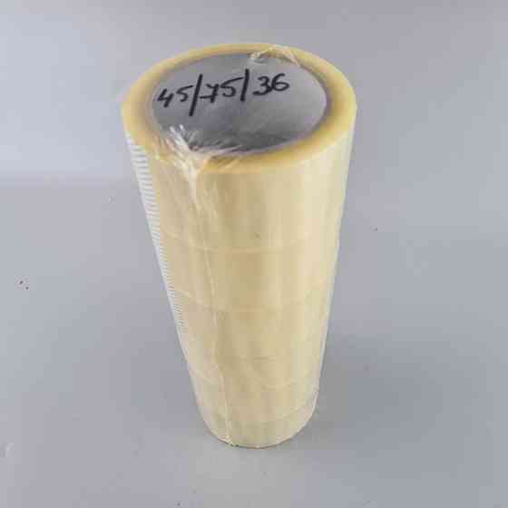 Скотч упаковочный прозрачный 36мк45мм 75метров