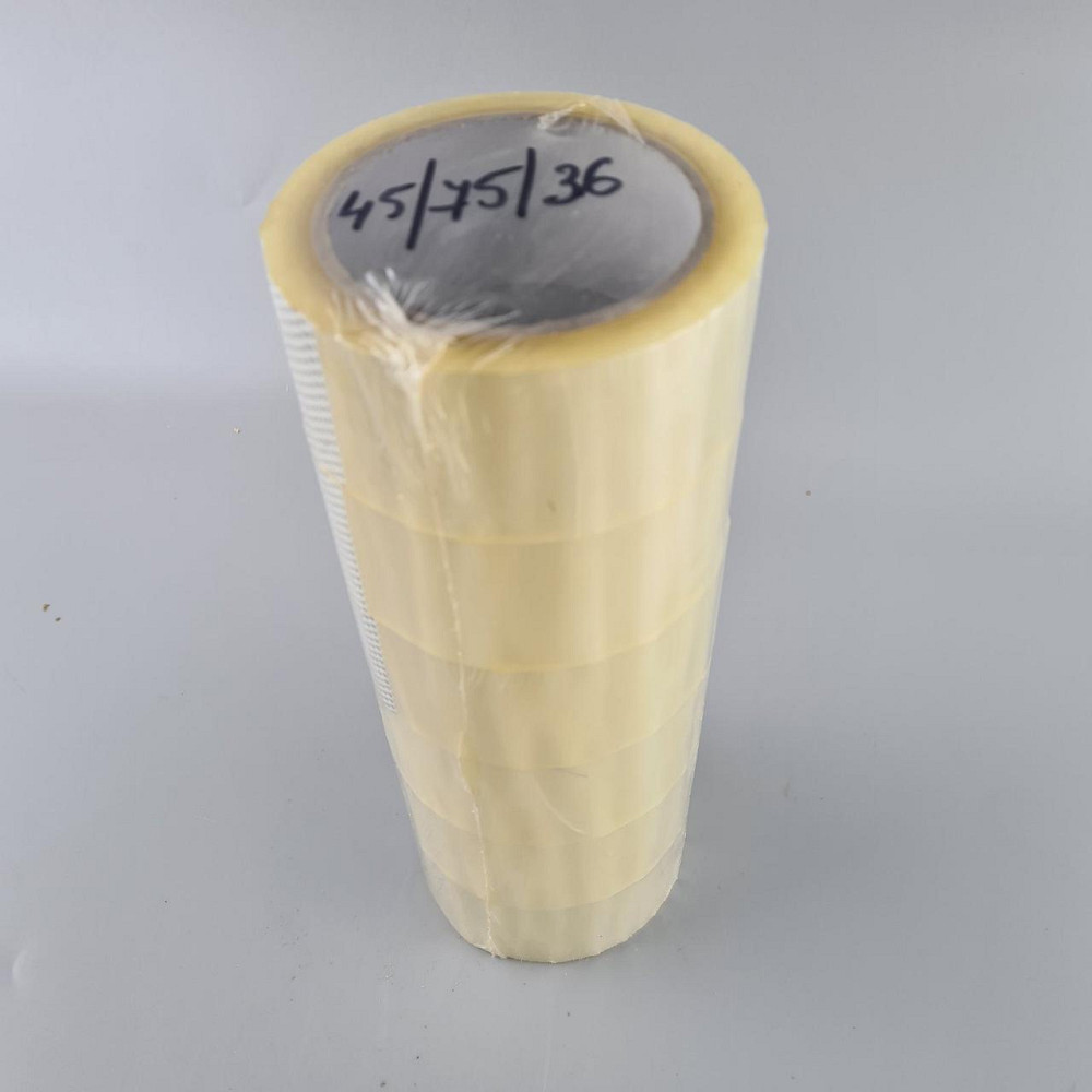 Скотч упаковочный прозрачный 36мк45мм 75метров