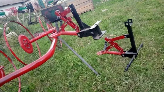 Граблі ворошки Сонечко механічні 4-колісні граблі до мінітрактора, спиці 4 мм Харьков