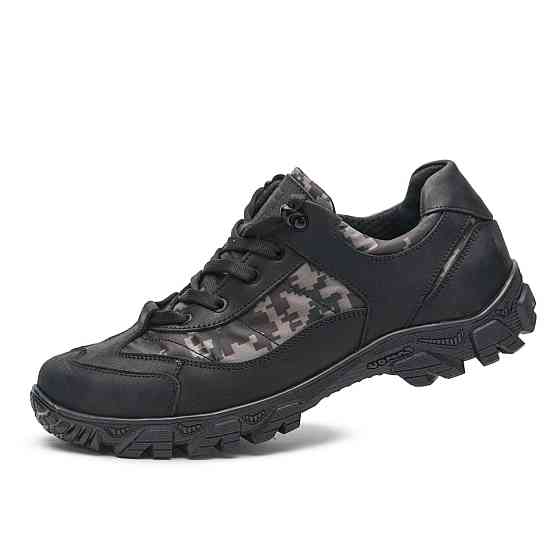 Тактичні кросівки чорні демісезон.Шкіряні,кордура.Надійні.В-3 44 (29) Харків