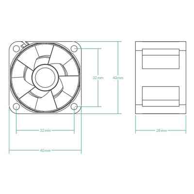 Кулер для корпуса Arctic S4028-15K (ACFAN00264A) Винница