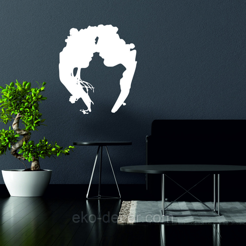 Декоративне настінне 3D Панно «Силует пари», Декор на стіну з об'ємом 110*95 см, Білий Київ - фото 5