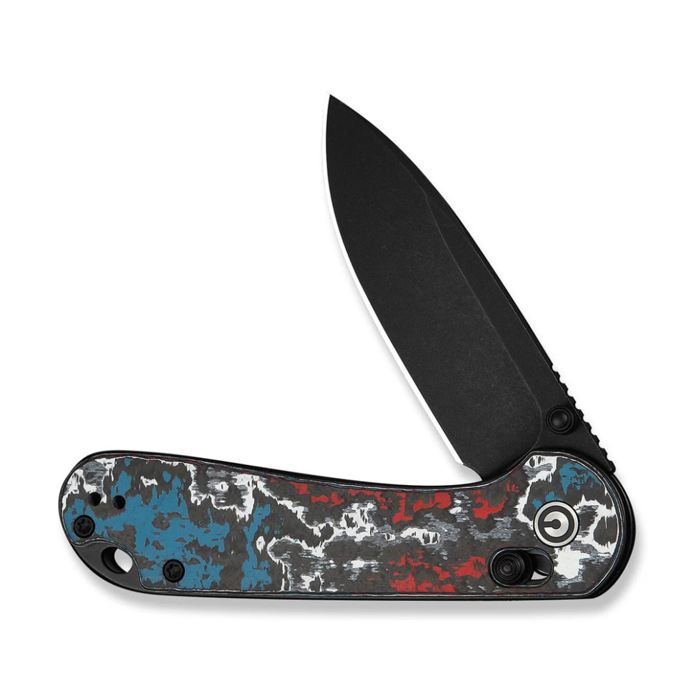 Ніж складаний кишеньковий Civivi Elementum (Crossbar Lock), (7.51 см) CPM S35VN / Nebula FatCarbon Fiber чорний/червоний/синій/білий Київ - фото 3
