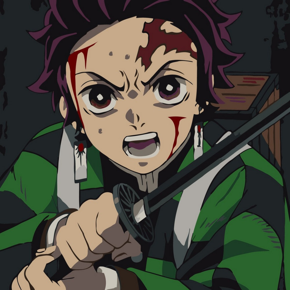 Картина за номерами "Клинок" AS2001 30х30 см Вінниця - фото 1