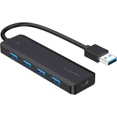 Концентратор Gembird 4 ports USB 3.1,USB-A, USB-C PD (UHB-U3P4P-02) Винница