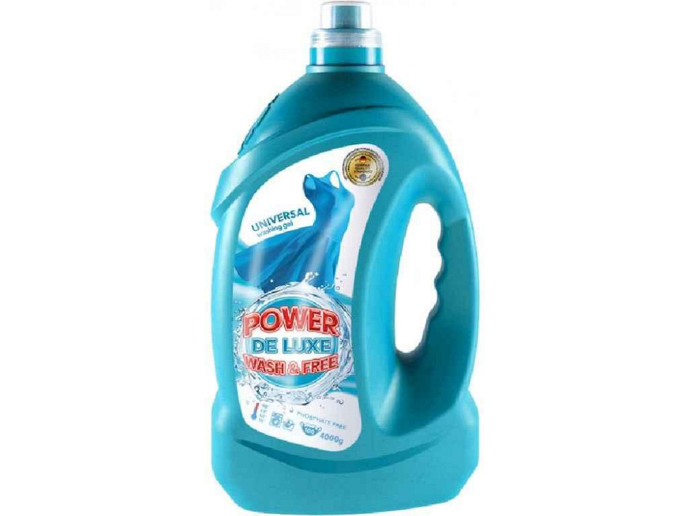Гель для прання Універсальний 4л ТМ POWER DE LUXE   Solmir Київ - фото 1