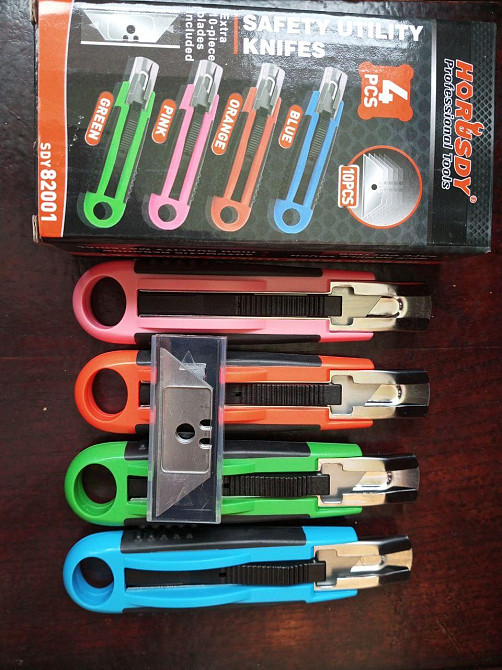 Набор канцелярских ножей sdy-82001 Полтава - изображение 1