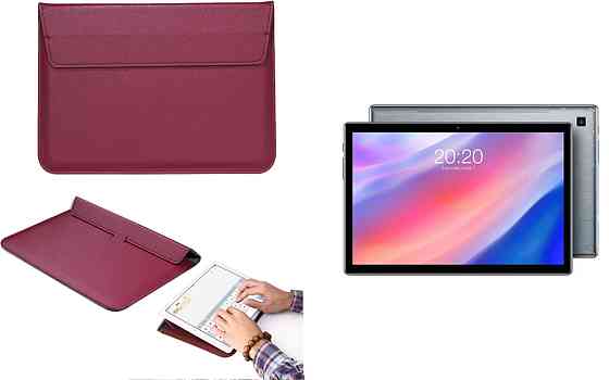 Чехол-конверт VitoCase для Teclast tPad P20HD, с функцией подставки для планшета Бордовый Киев