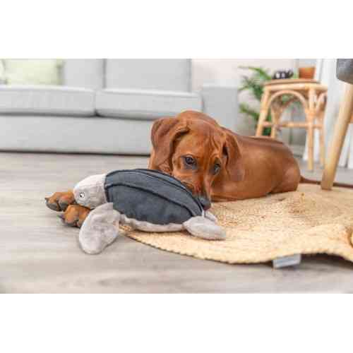 Игрушка Trixie для собак BE NORDIC Черепаха Хауке полиэстер/хлопок серый 34 см Винница