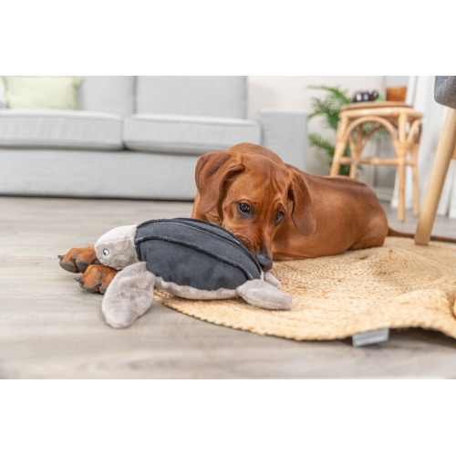 Игрушка Trixie для собак BE NORDIC Черепаха Хауке полиэстер/хлопок серый 34 см Винница - изображение 6