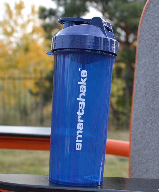 Шейкер спортивний Smartshake Lite 1000ml Glossy-Navy Blue Луцк - изображение 7