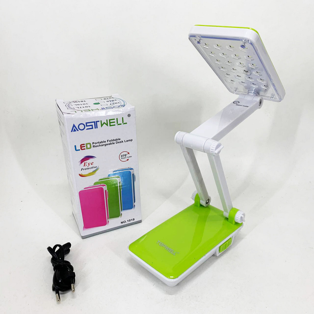 Настільна лампа Topwell 1019 Синя акумуляторна світлодіодна регуляція рівня нахилу. Колір: зелений ON-30 Львів - фото 6